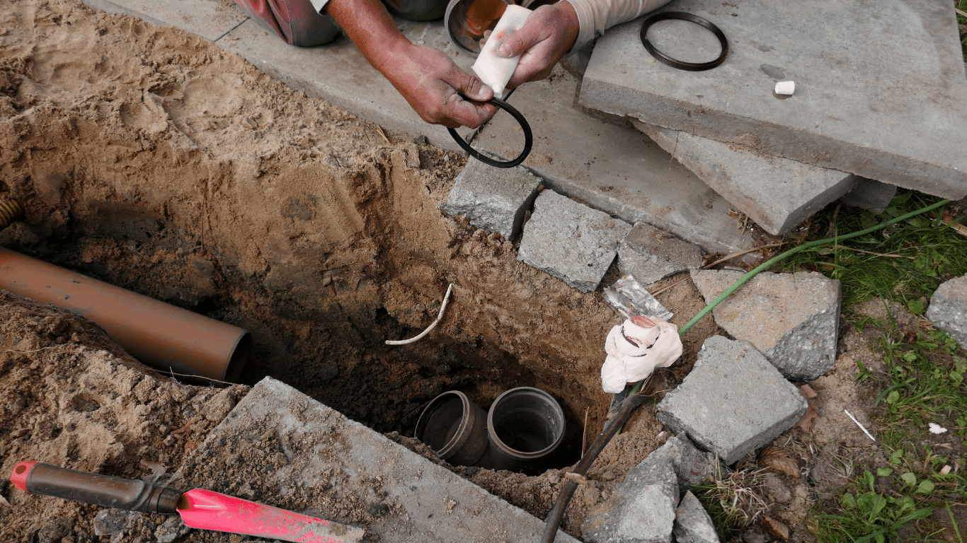 Sewer Line Collapse